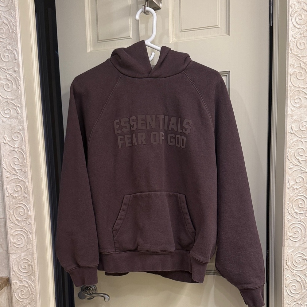 Fear of God Essentials Dark Brown Hoodie